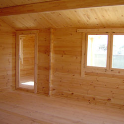 Casas de madera - Alberto de 64 m2.