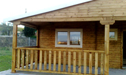 Casas de madera - Kristy I de 63 m2 + 20 m2. de porche