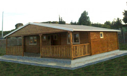 Casas de madera - Kristy I de 63 m2 + 20 m2. de porche