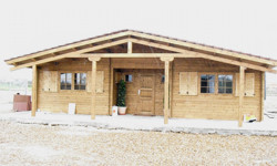 Casas de madera - Kristy I de 63 m2 + 20 m2. de porche