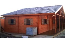 Casas de madera - Kristy I de 63 m2 + 20 m2. de porche