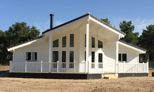 casas de madera de 100 m2.