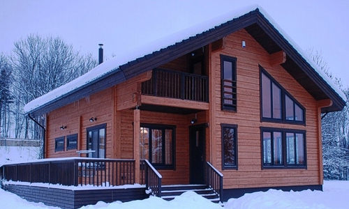 casas de madera de 150 m2.